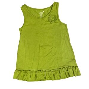 Charming Green Top with Ruffle and a side rosette 🏵️